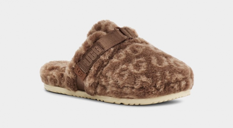 Ugg Fluff It Pop Badtofflor Tofflor Herr Bruna | Sverige-07153