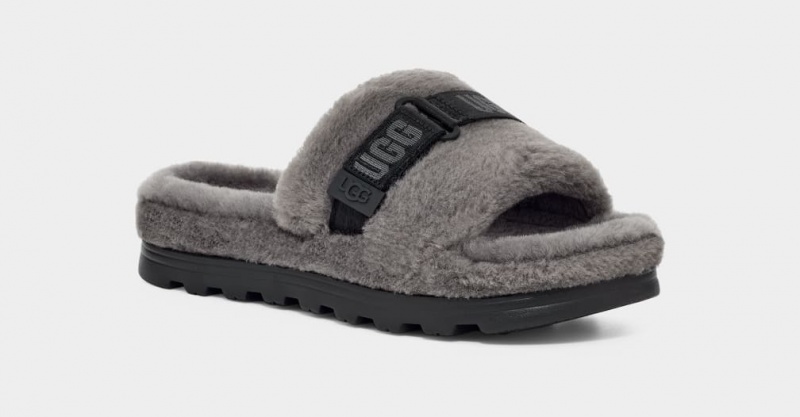 Ugg Fluff Up Badtofflor Tofflor Herr Grå | Sverige-82351