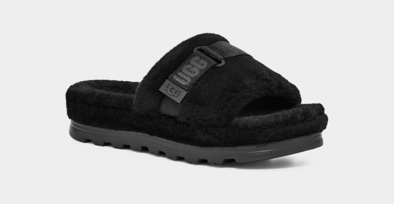Ugg Fluff Up Badtofflor Tofflor Herr Svarta | Sverige-24908