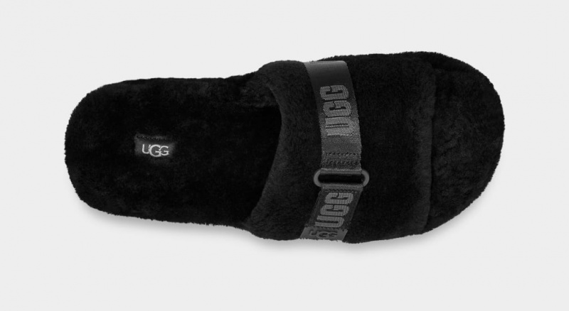 Ugg Fluff Up Badtofflor Tofflor Herr Svarta | Sverige-24908