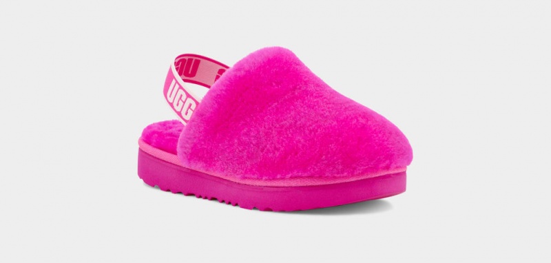 Ugg Fluff Yeah Clog Tofflor Barn Rosa | Sverige-07284