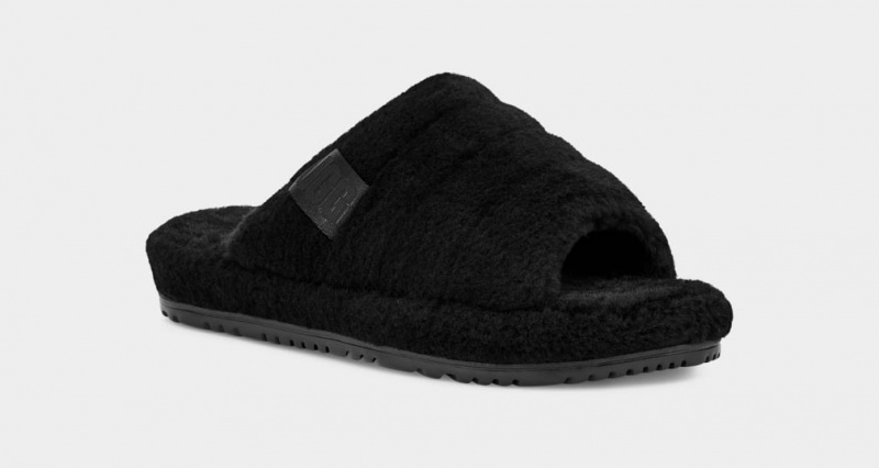 Ugg Fluff You Badtofflor Tofflor Herr Svarta | Sverige-54136