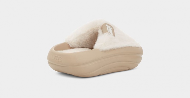 Ugg FoamO UGGPlush Badtofflor Sandaler Dam Senapsgult | Sverige-14790