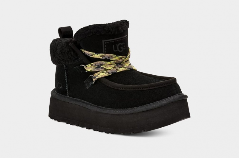 Ugg Funkarra Cabin Cuff Tofflor Dam Svarta | Sverige-41285