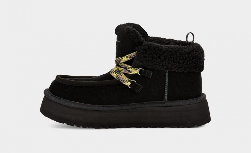 Ugg Funkarra Cabin Cuff Tofflor Dam Svarta | Sverige-41285