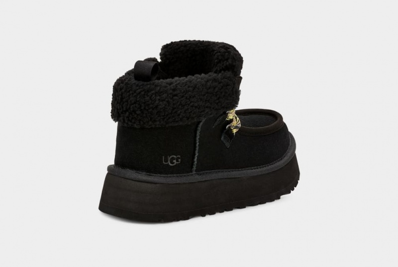 Ugg Funkarra Cabin Cuff Tofflor Dam Svarta | Sverige-41285