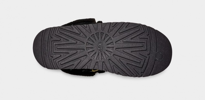 Ugg Funkarra Cabin Cuff Tofflor Dam Svarta | Sverige-41285