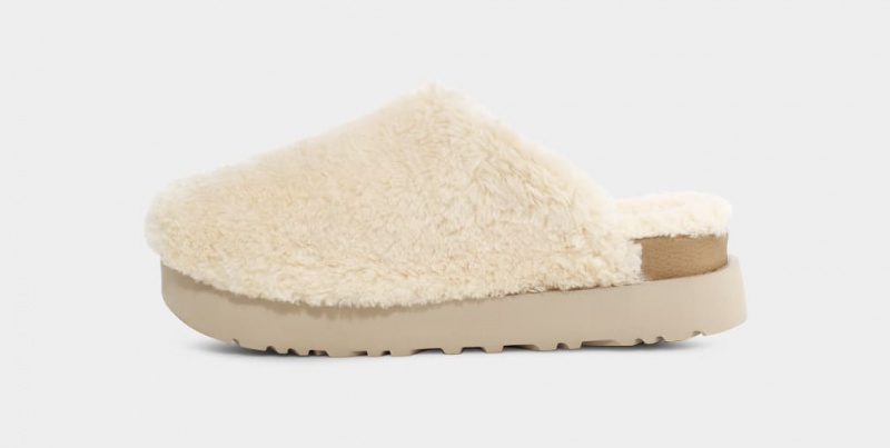 Ugg Fuzz Sugar Badtofflor Tofflor Dam Beige | Sverige-67201
