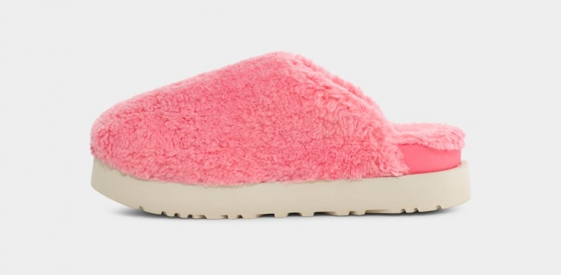 Ugg Fuzz Sugar Badtofflor Tofflor Dam Rosa | Sverige-09234