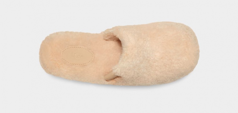 Ugg Fuzz Sugar Clog Tofflor Dam Beige | Sverige-91385