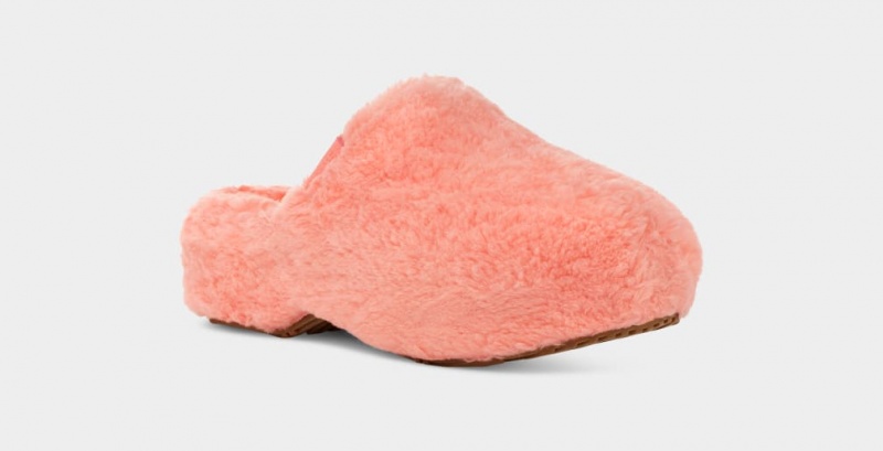 Ugg Fuzz Sugar Clog Tofflor Dam Rosa | Sverige-40651