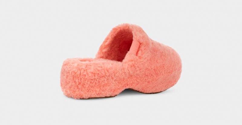 Ugg Fuzz Sugar Clog Tofflor Dam Rosa | Sverige-40651