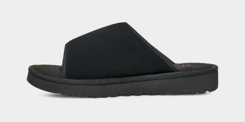Ugg Goldencoast Badtofflor Sandaler Herr Svarta | Sverige-10923