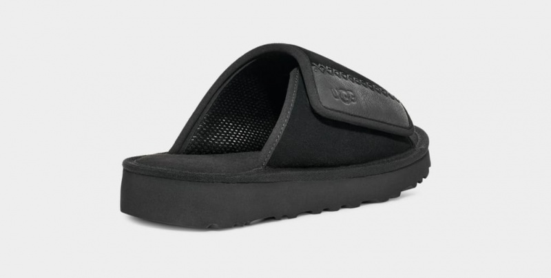 Ugg Goldencoast Badtofflor Sandaler Herr Svarta | Sverige-10923