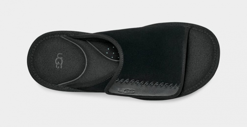 Ugg Goldencoast Badtofflor Sandaler Herr Svarta | Sverige-10923