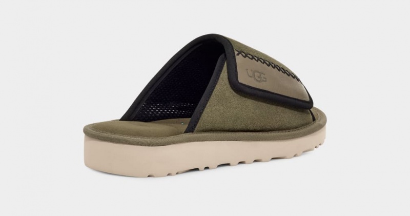 Ugg Goldencoast Badtofflor Sandaler Herr Gröna | Sverige-38729