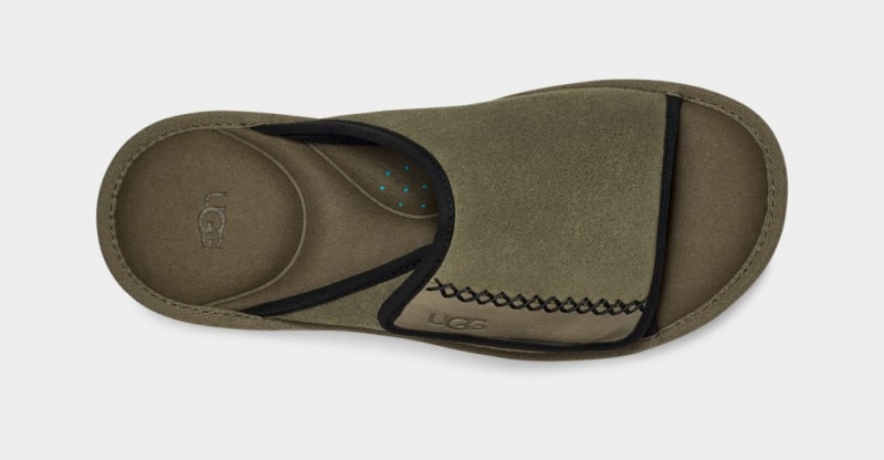 Ugg Goldencoast Badtofflor Sandaler Herr Gröna | Sverige-38729
