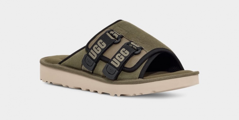 Ugg Goldencoast Rem Badtofflor Sandaler Herr Gröna | Sverige-93725