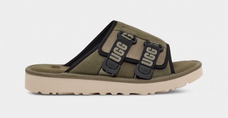 Ugg Goldencoast Rem Badtofflor Sandaler Herr Gröna | Sverige-93725