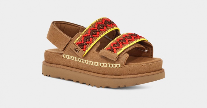 Ugg Goldenstar Heritage Braid Sandaler Dam Bruna | Sverige-57024