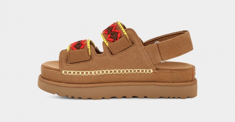 Ugg Goldenstar Heritage Braid Sandaler Dam Bruna | Sverige-57024