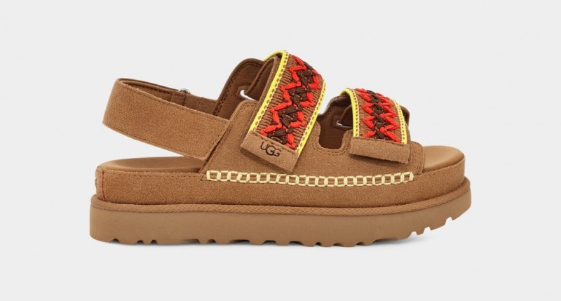 Ugg Goldenstar Heritage Braid Sandaler Dam Bruna | Sverige-57024