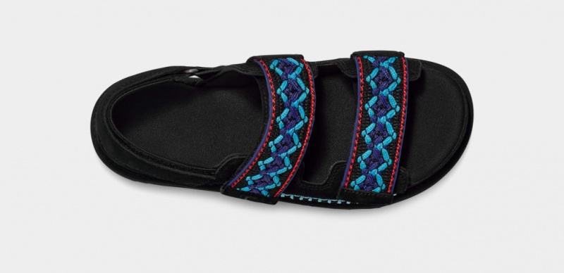 Ugg Goldenstar Heritage Braid Sandaler Dam Svarta | Sverige-41268