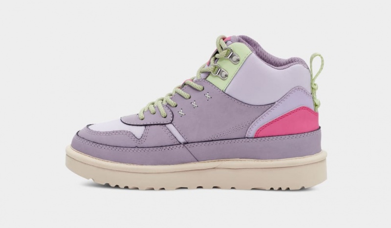 Ugg Highland Hi Heritage Läder Sneakers Dam Lila | Sverige-05379