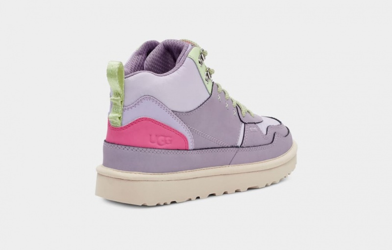 Ugg Highland Hi Heritage Läder Sneakers Dam Lila | Sverige-05379