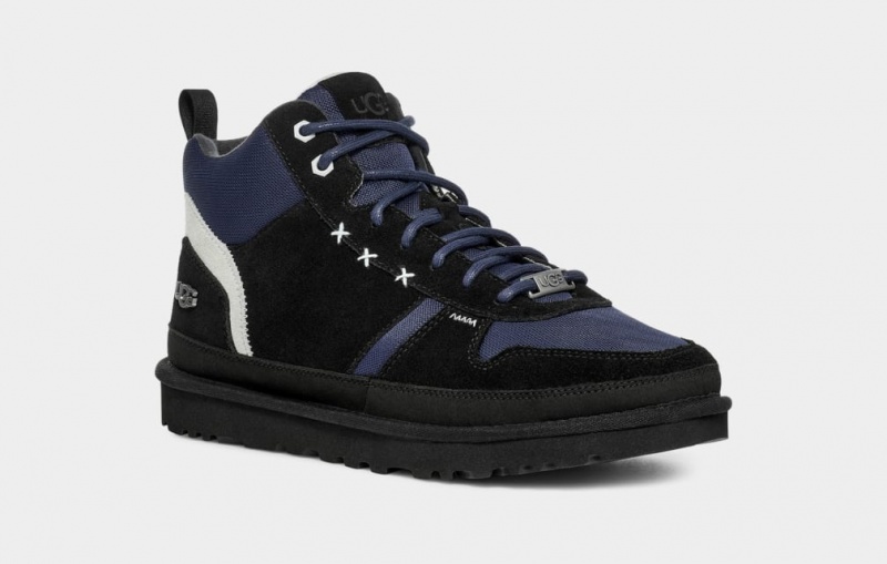 Ugg Highland Hi Heritage Sneakers Herr Svarta Marinblå Grå | Sverige-91648
