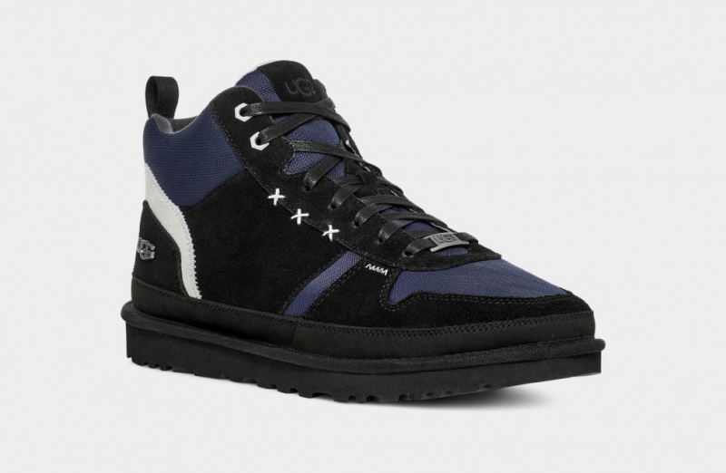 Ugg Highland Hi Heritage Sneakers Herr Svarta Marinblå Grå | Sverige-91648