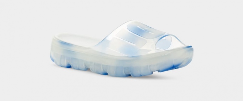 Ugg Jella Clear Watercolors Badtofflor Sandaler Dam Blå | Sverige-30925