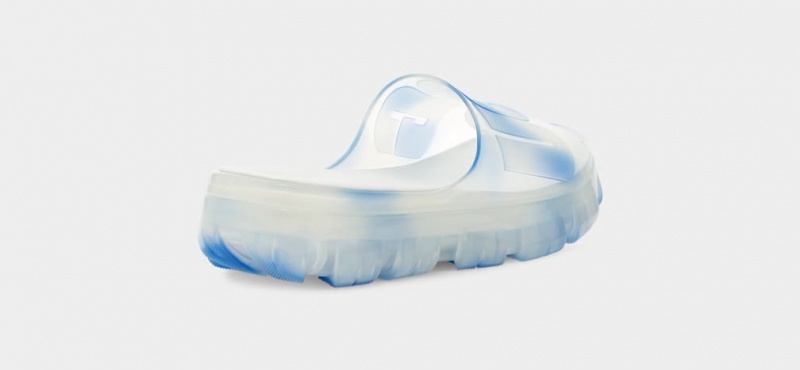 Ugg Jella Clear Watercolors Badtofflor Sandaler Dam Blå | Sverige-30925