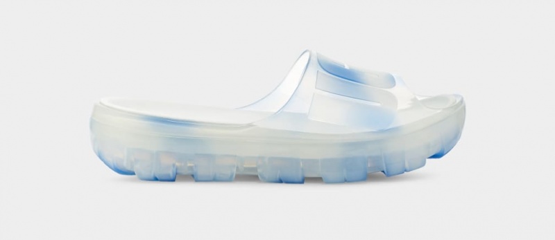 Ugg Jella Clear Watercolors Badtofflor Sandaler Dam Blå | Sverige-30925
