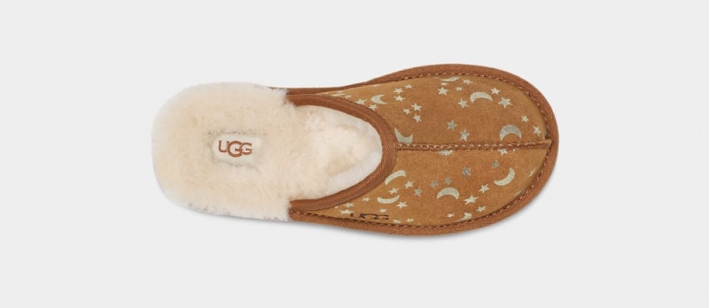Ugg Keegan Moon And Stars Tofflor Barn Bruna | Sverige-54103