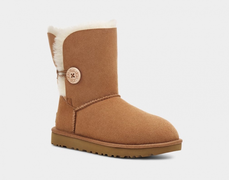 Ugg Korta Bailey Button II Stövlar Dam Bruna | Sverige-51864