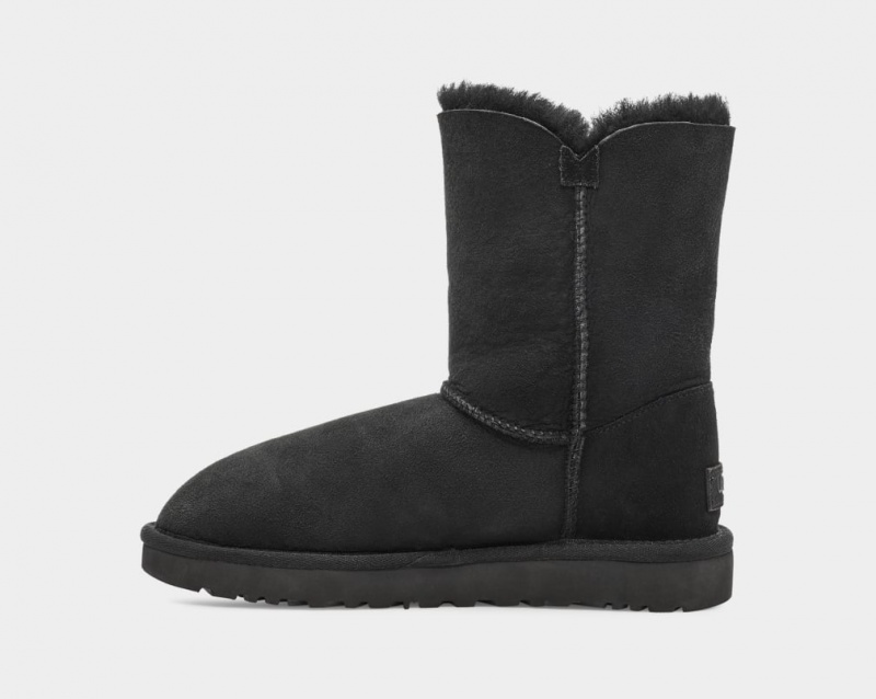 Ugg Korta Bailey Button II Stövlar Dam Svarta | Sverige-61032