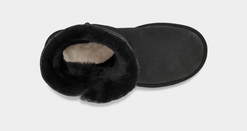 Ugg Korta Bailey Button II Stövlar Dam Svarta | Sverige-61032