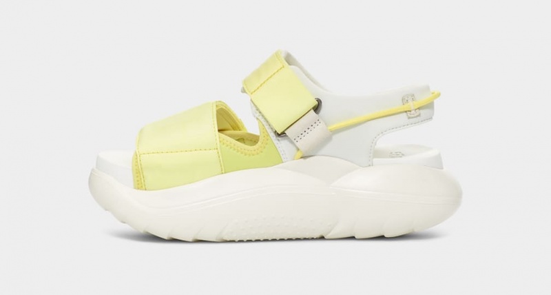Ugg LA Cloud Rem Flatform Sandaler Dam Citron Ljusgröna | Sverige-42673