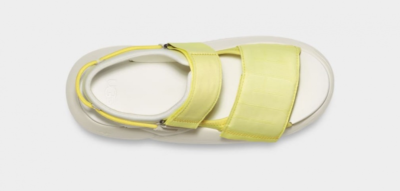 Ugg LA Cloud Rem Flatform Sandaler Dam Citron Ljusgröna | Sverige-42673