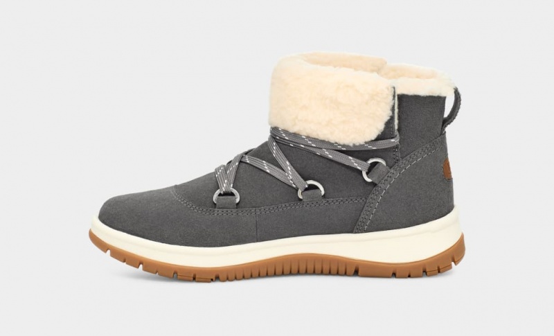 Ugg Lakesider Heritage Spets Stövlar Dam Grå | Sverige-05618