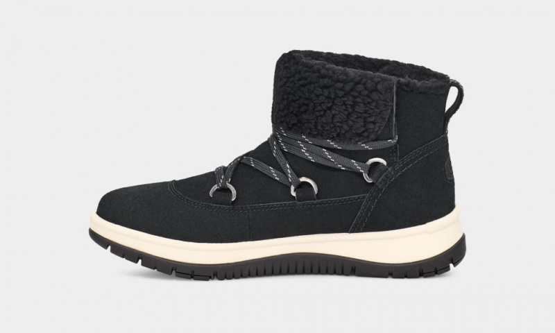 Ugg Lakesider Heritage Spets Stövlar Dam Svarta | Sverige-27041