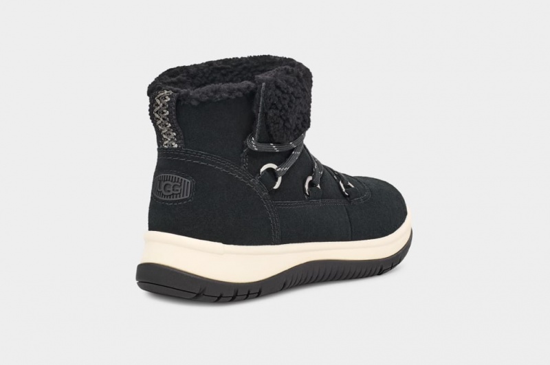 Ugg Lakesider Heritage Spets Stövlar Dam Svarta | Sverige-27041