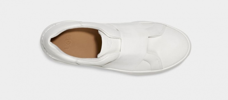 Ugg Libu Läder Sneakers Dam Vita | Sverige-54739