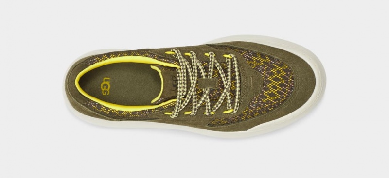 Ugg Marin Mega Spets Heritage Braid Sneakers Dam Olivgröna | Sverige-69384