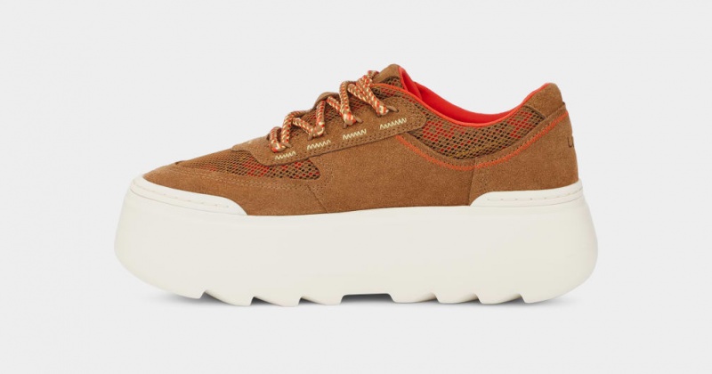 Ugg Marin Mega Spets Heritage Braid Sneakers Dam Bruna | Sverige-72509