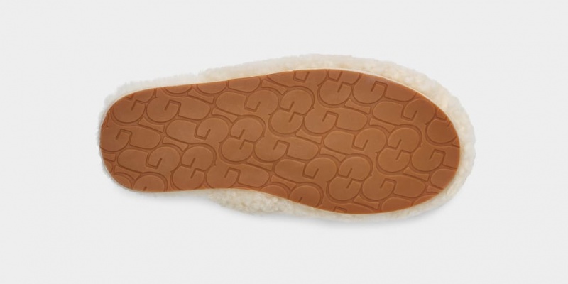 Ugg Maxi Curly Badtofflor Tofflor Dam Beige | Sverige-58726