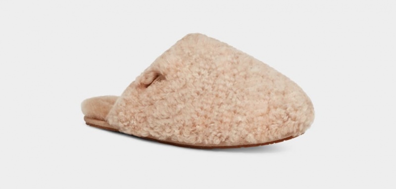 Ugg Maxi Curly Badtofflor Tofflor Dam Bruna | Sverige-93861