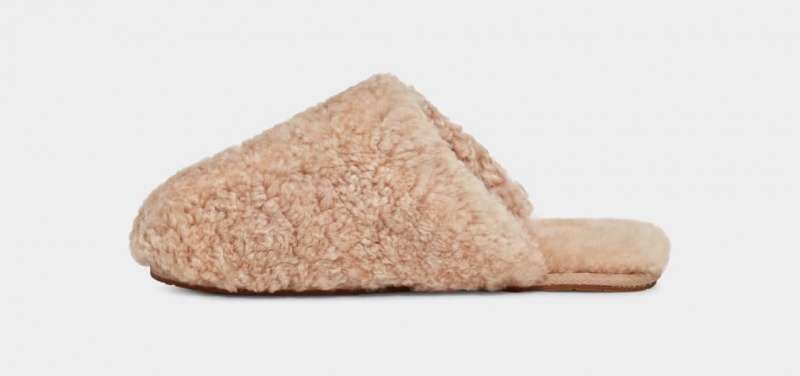 Ugg Maxi Curly Badtofflor Tofflor Dam Bruna | Sverige-93861