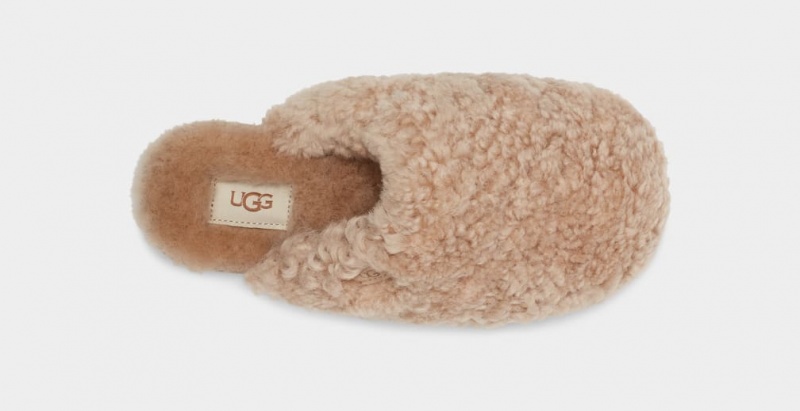 Ugg Maxi Curly Badtofflor Tofflor Dam Bruna | Sverige-93861